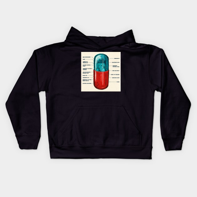 capsule Kids Hoodie by basementgalaxy